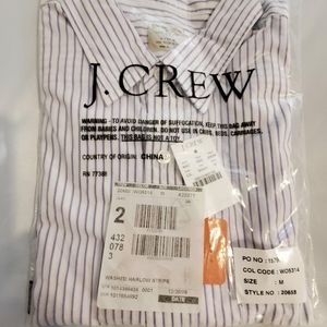 J Crew casual button down long sleeve shirt M NEW